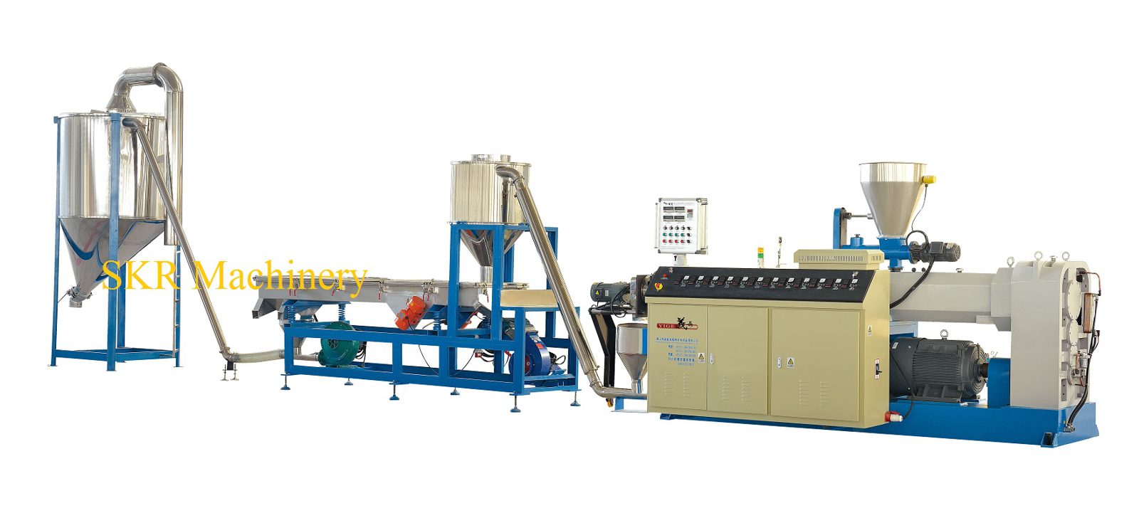 PVC hot-cutting granulation line