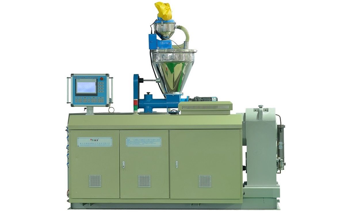 SKR-SJZ conical twin-screw extruder with PLC control